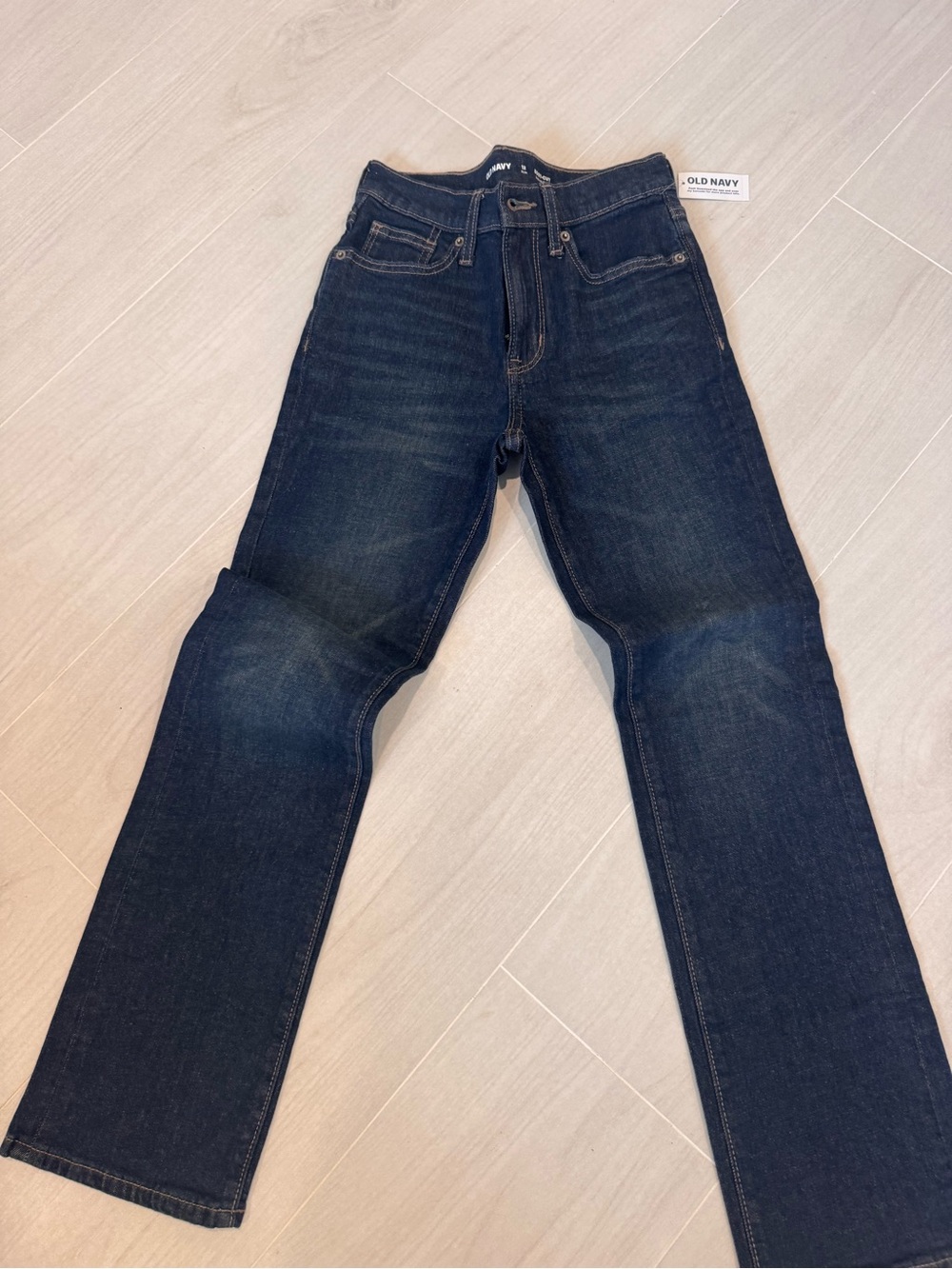 Old Navy Boys Dark Blue Straight Jeans